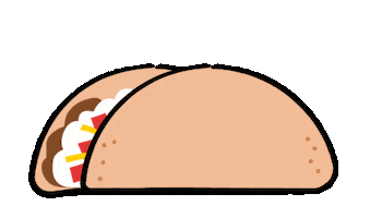 Taco Bell Rainbow Sticker by Jessica Lau
