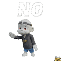 No Way Sticker by Zhot