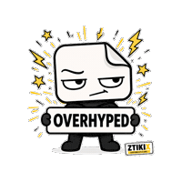 ztikix reaction hype not impressed disappointing Sticker