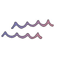 Wave Sticker by Linen Zoya