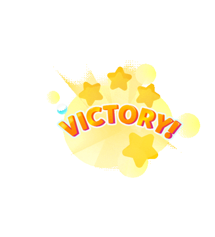 text victory Sticker by Primal Studios
