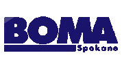 bomaspo logo boma commercial real estate spokane Sticker