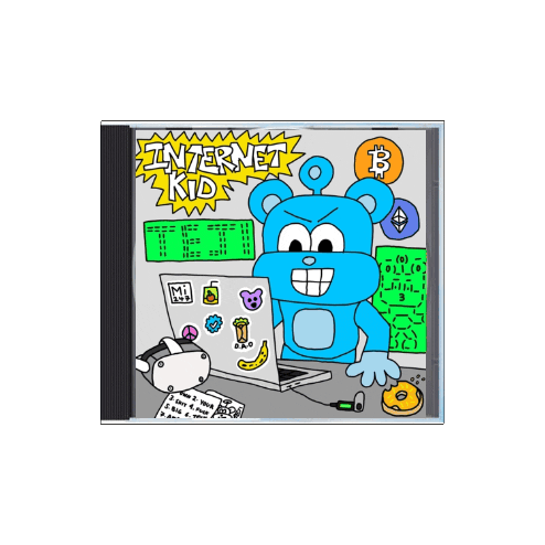 Computer Cd Sticker by TEJI