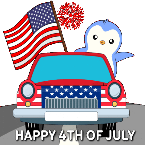United States Penguin Sticker by Pudgy Penguins