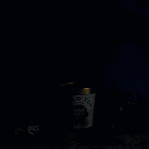 disappear extra terrestrial GIF by Halo Top Creamery