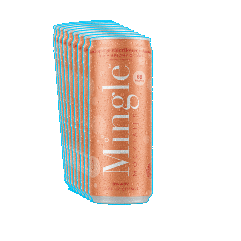 minglemocktails mimosa mocktail mingle Sticker