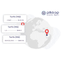 Pikkop delivery cloud local shipping Sticker