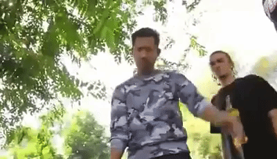 rapper fighting GIF