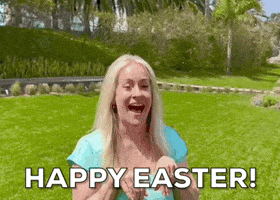 Happy Sunday Easter GIF by Vikki Downey