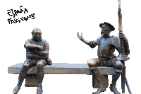 Don Quijote Book Sticker by España Fascinante