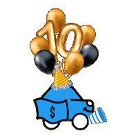 Celebrate Happy Anniversary Sticker by Wheelzy
