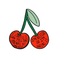 One Direction Cherry Sticker