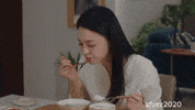 Korean Actress Eating GIF
