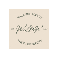 willowacademy willow willow academy e-file the e-file society Sticker