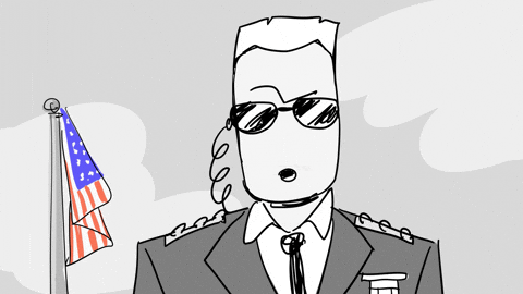 War Usa GIF by CC0 Studios