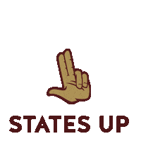 San Marcos States Up Sticker by Texas State University
