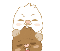 Bunny 貓 Sticker by EVANS艾特兔