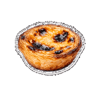 Pastel De Nata Sticker by Fresa Creativa