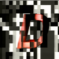 Glitch Alphabet GIF