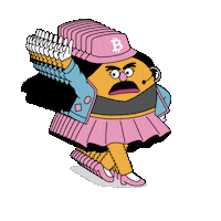 Bitcoin Cryptocurrency Sticker by herecomesbitcoin