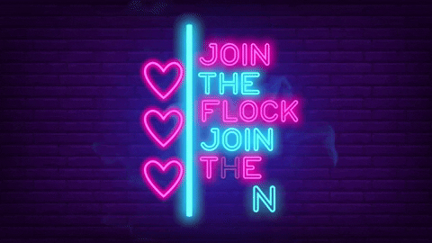 Neon Lights Animation GIF by Flocksy