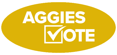 Vote Voting Sticker by UC Davis