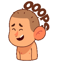 Awkward Sweat Sticker by Almost a Hero