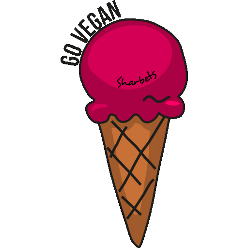 Happy Ice Cream Sticker by Sharbets