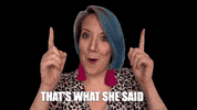 Point Up Thats What She Said GIF by maddyshine