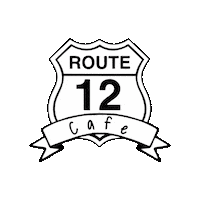 R12C Sticker by Route 12 Cafe
