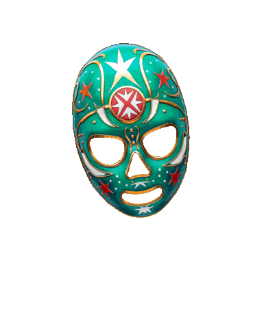 pinupmexico giphyupload party mask skull Sticker
