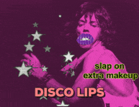 alexmagnin disco mick jagger disco lips GIF