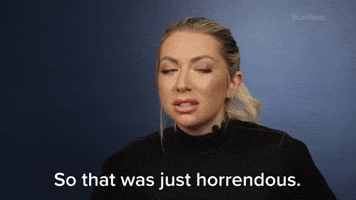 That Was Just Horrendous