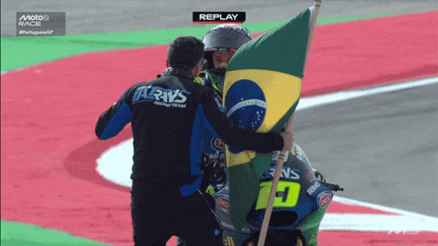 Racing Win GIF by MotoGP™