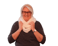 Hat Scarf Sticker by Marieke Valbracht