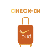 budapestairport utazas check-in budapestairport reptér Sticker