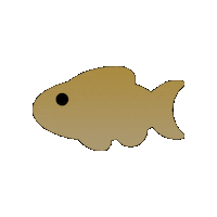 Civenz sticker water gold fish Sticker