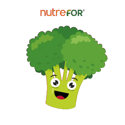 Nutrefor broccoli brokoli nutrefor santefor Sticker