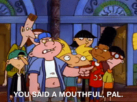 hey arnold nicksplat GIF