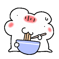 Hungry Nom Nom Sticker by Kennysgifs