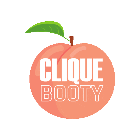 Booty Squat Sticker by Clique Fitness