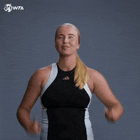 Tennis Point Up GIF by WTA