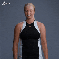 Tennis Thumbs Down GIF by WTA