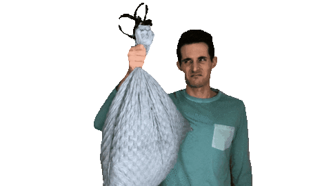 Trash Hate Sticker by Matt Tolbert