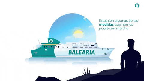 Balearia giphygifmaker covid ferry balearia GIF