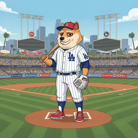 Digital Art Baseball GIF by Doge Pound