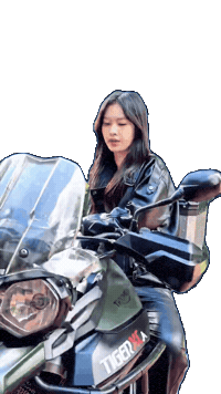 Couple Motorcycle Sticker