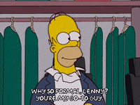 dressing homer simpson GIF