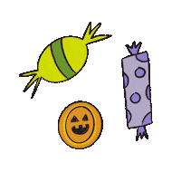 Trick Or Treat Halloween Sticker