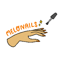 Melonails Sticker by Aeropaq